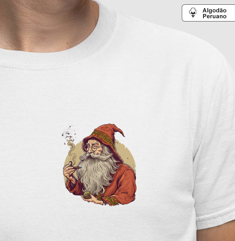 Camiseta Algodão Peruano Santa Wizard – 420 Edition