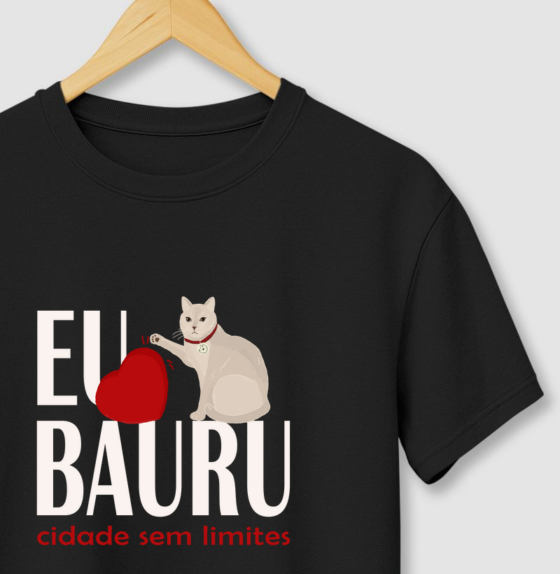 Camiseta - Gato da Cidade de Bauru