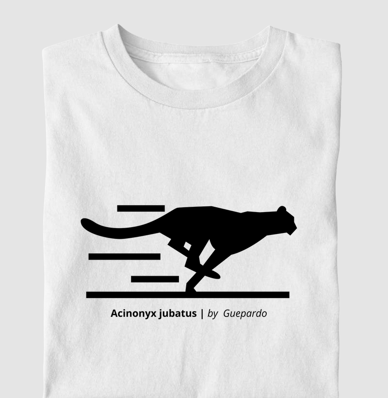 Camiseta Animalis Guepardo 100% Algodão