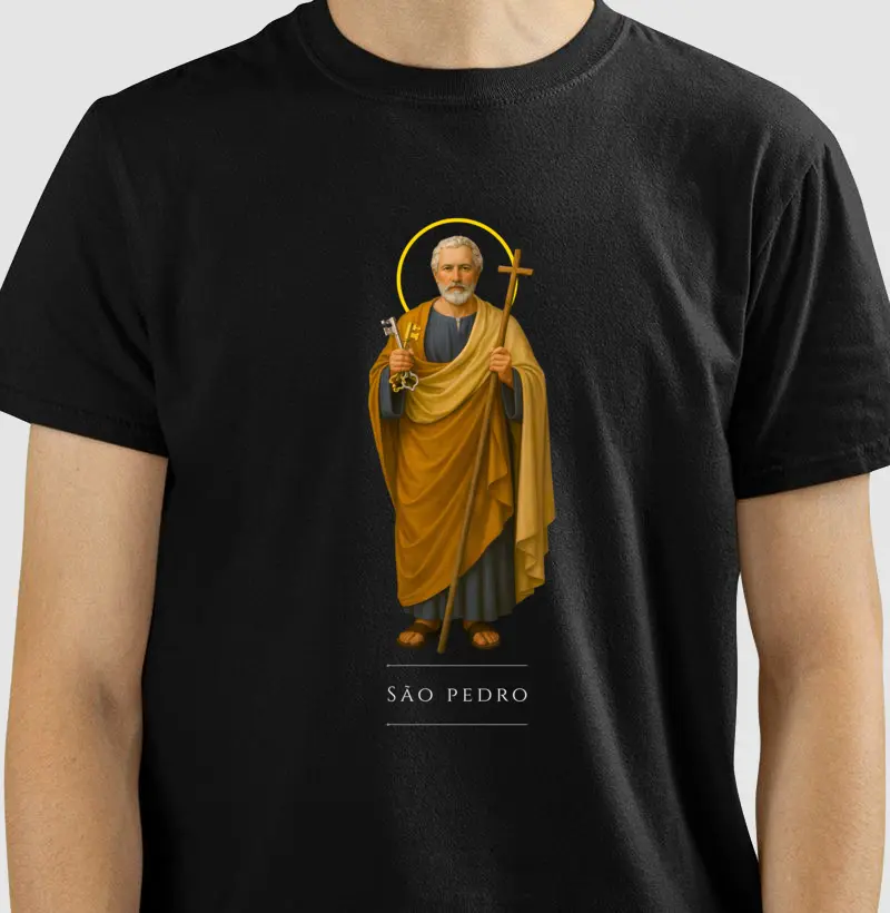 Camiseta Católica - São Pedro