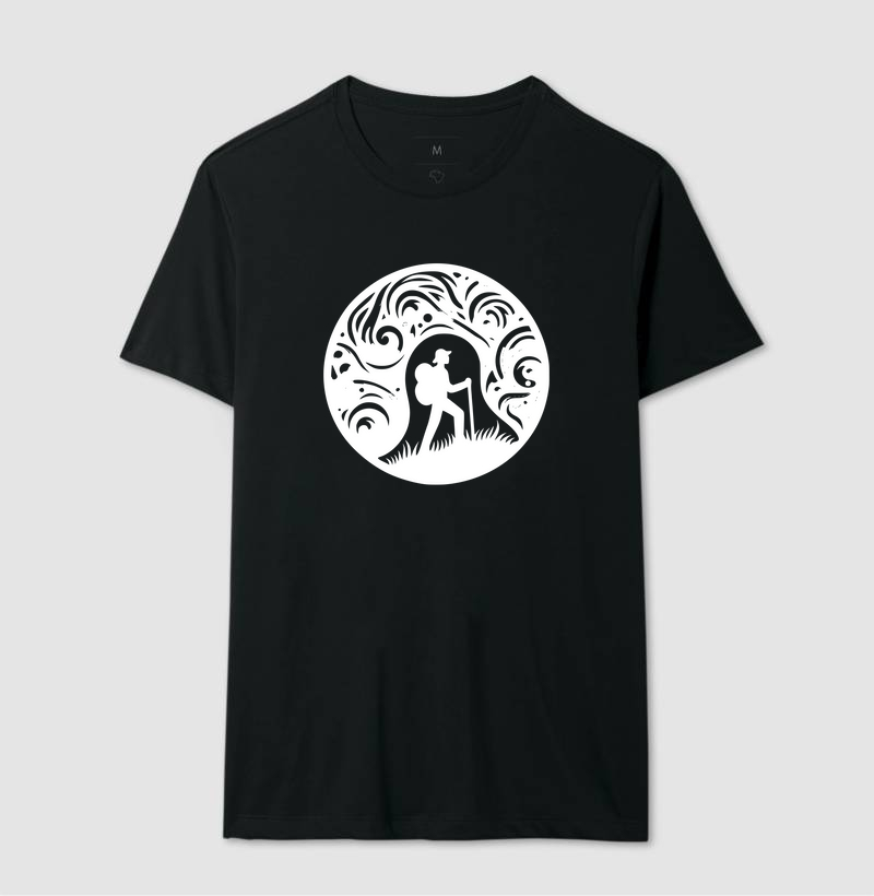 Camiseta Caminhada na Montanha | Conexão e Natureza | Moda Esportiva Exclusiva VB