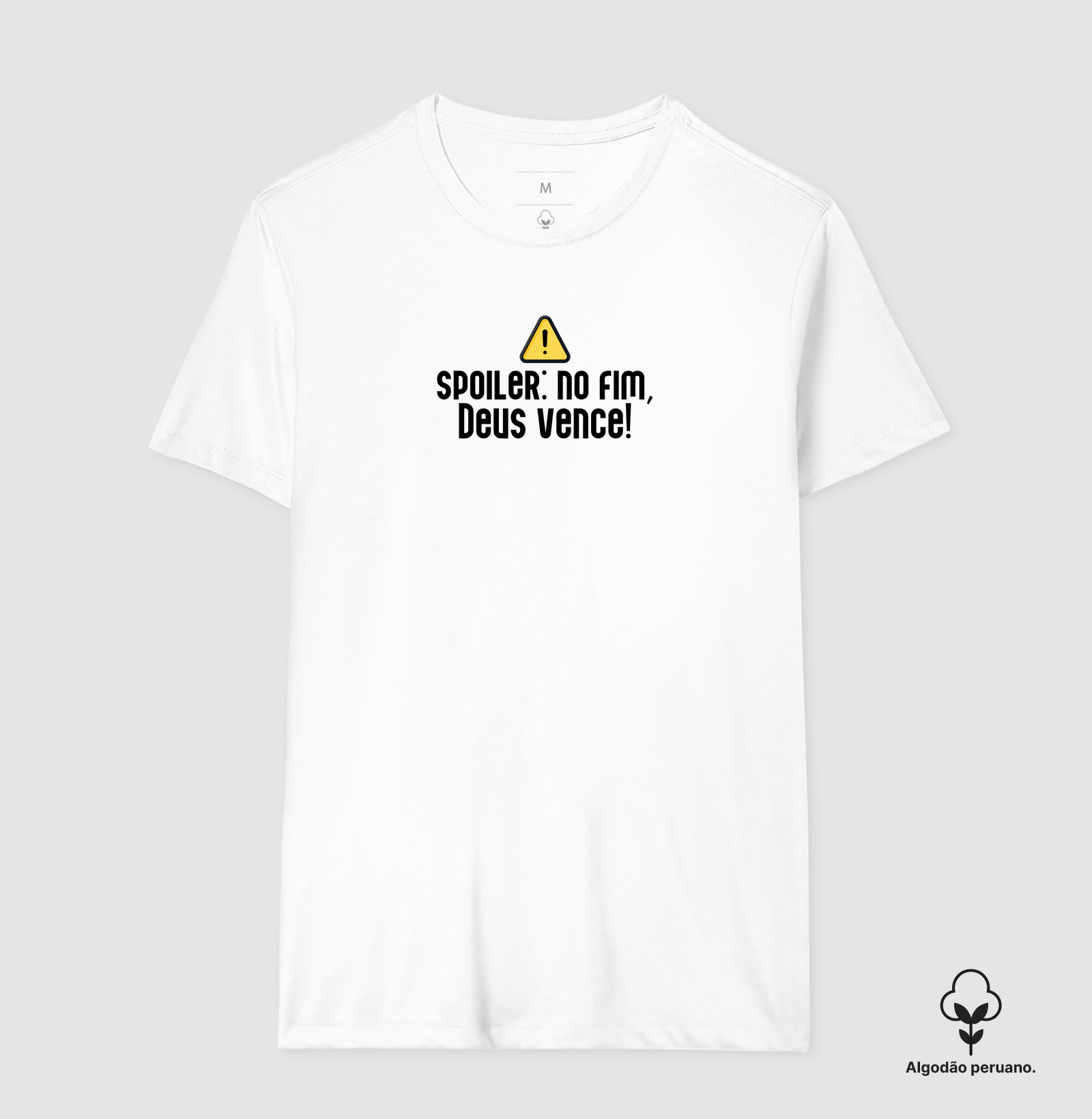 Spoiler: No fim, Deus vence | Camiseta Cristã Loucos Por Jesus