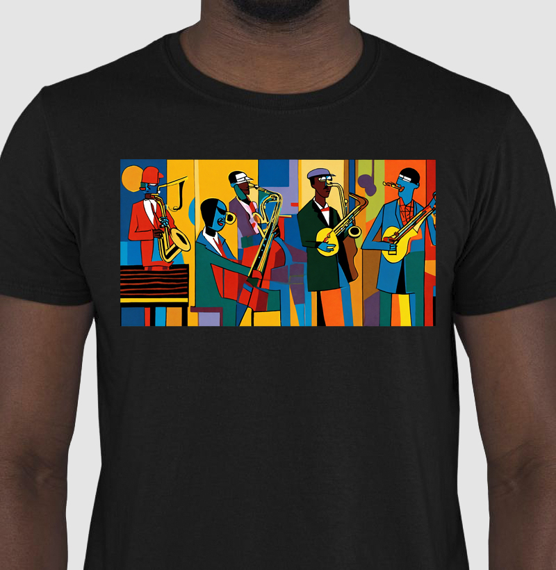 Banda jazz arte abstrata 