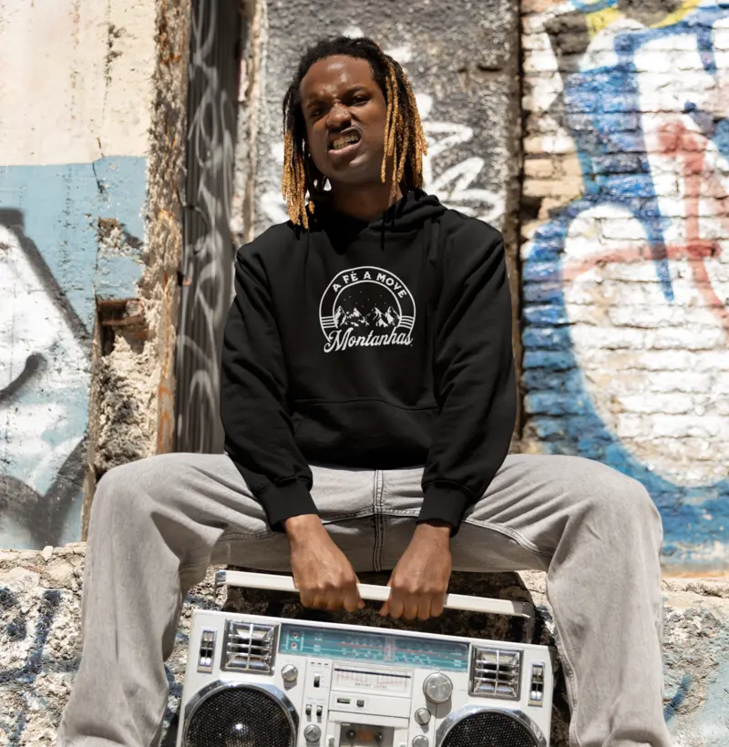 BLUSA HOODIE A FÉ MOVE MONTANHAS