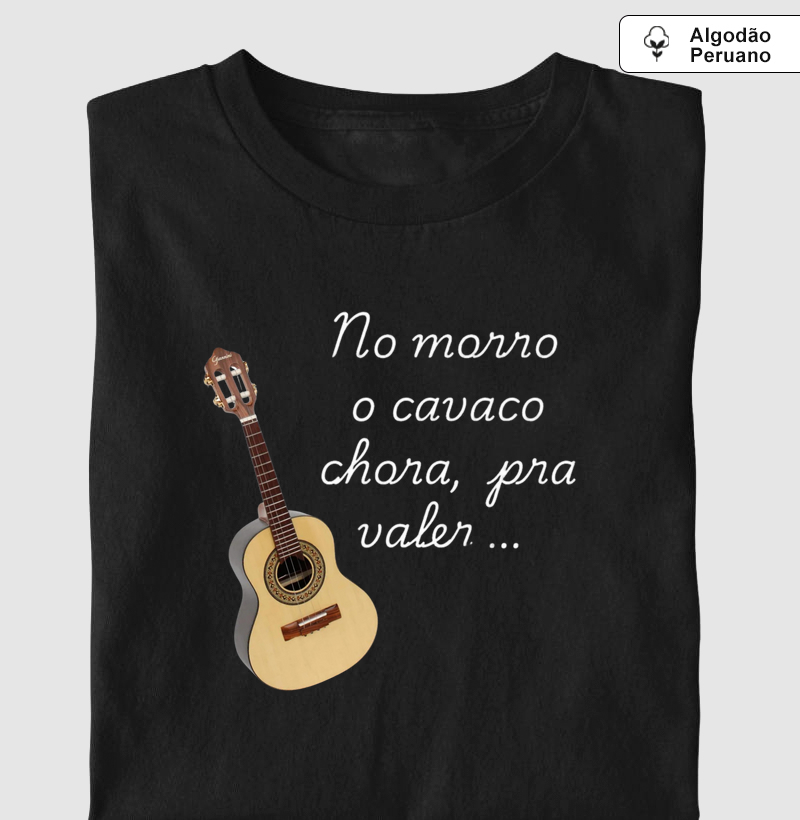 Camiseta Algodão Peruano - No morro