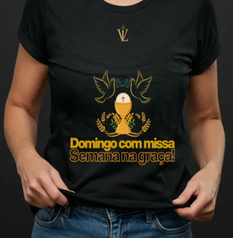 Domingo com missa, semana na graça! 