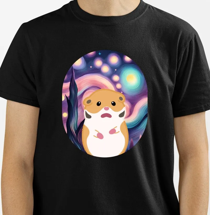 Hamster assustado - Camiseta