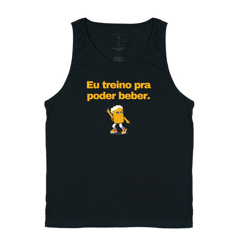 Eu treino pra poder beber