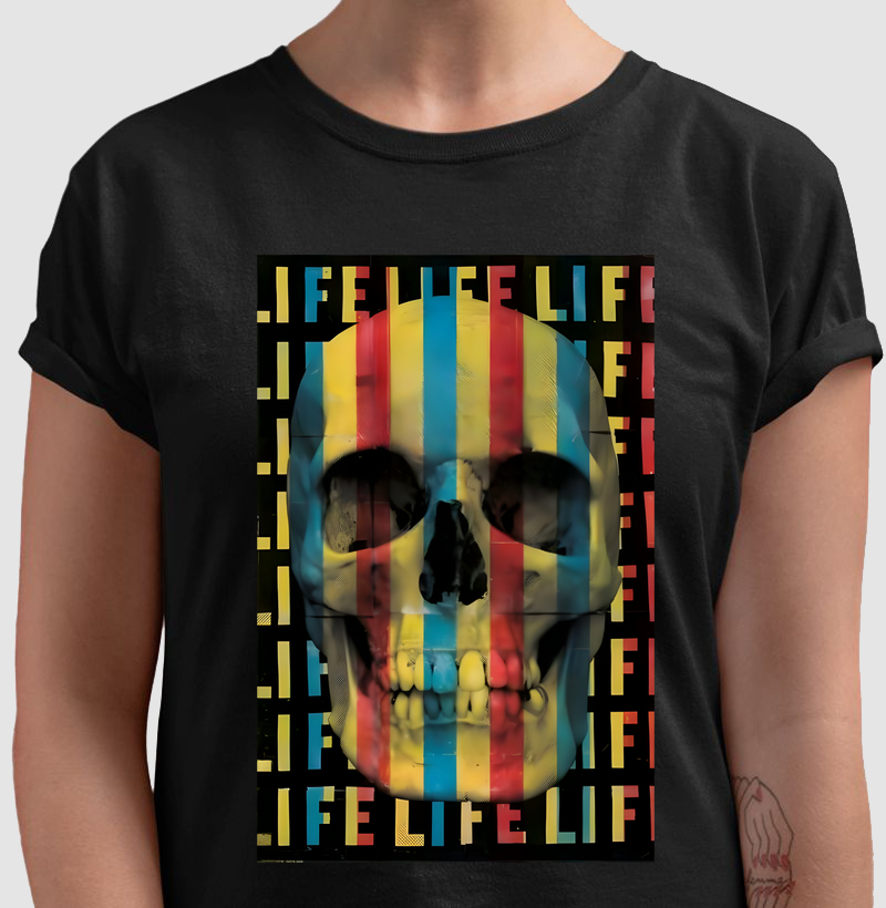 Camiseta Life Skull