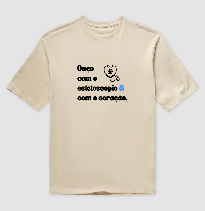 Ouço com o estetoscópio & com o coração
