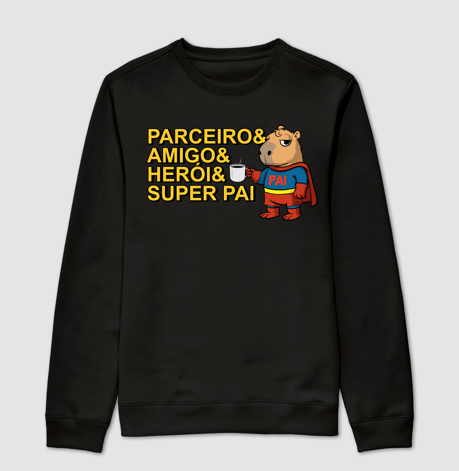 Camiseta Capivara Pai Super