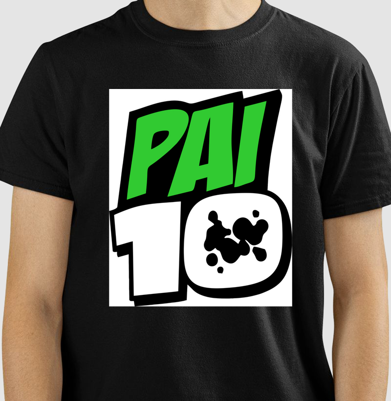 Camiseta Pai 10 - Pai Ben 10