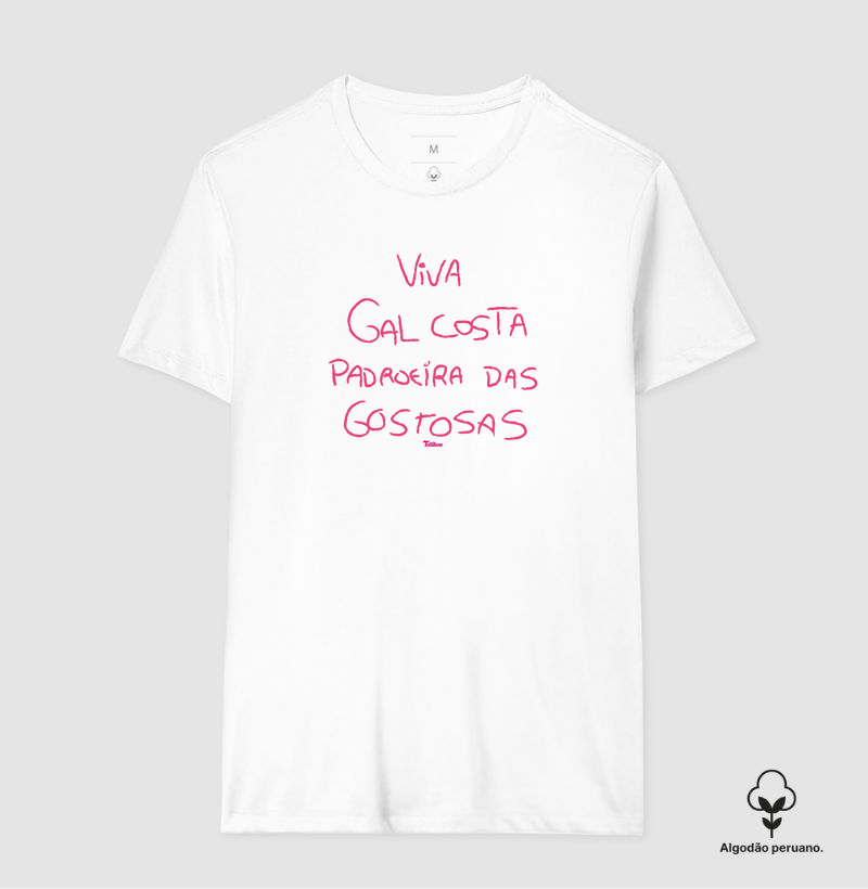 Camiseta de Algodão Peruano "Viva Gal"
