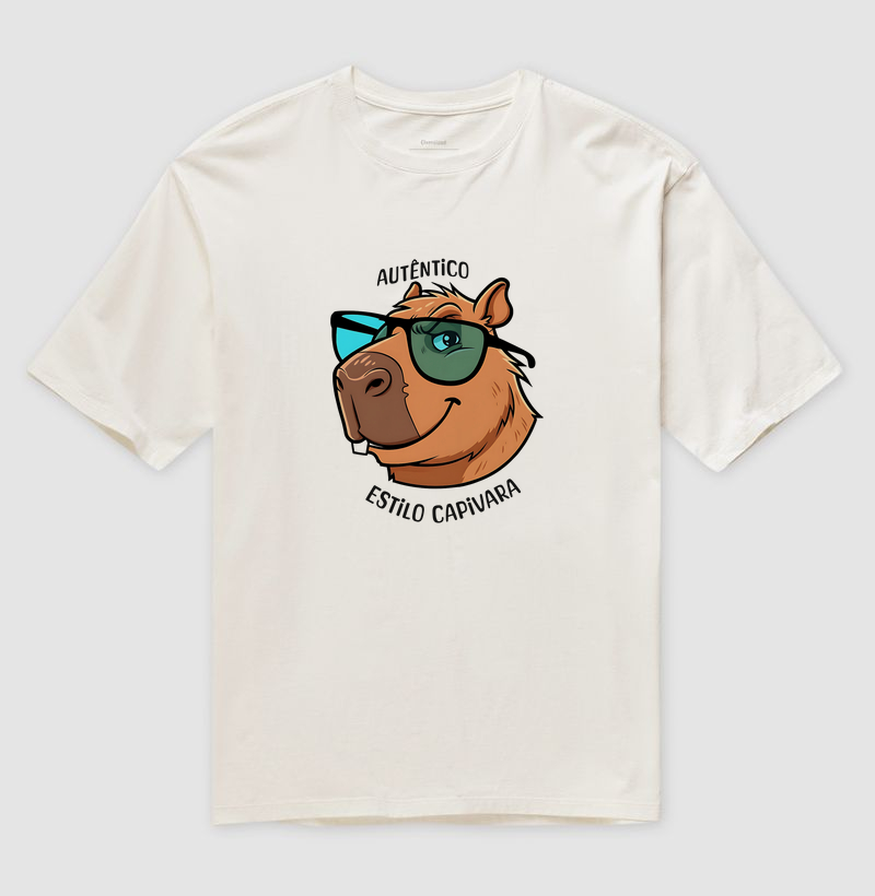 Autêntico Estilo Capivara  Oversized | Unissex