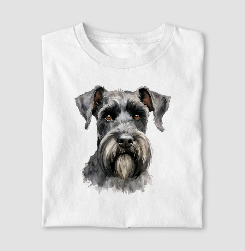 Schnauzer aquarela