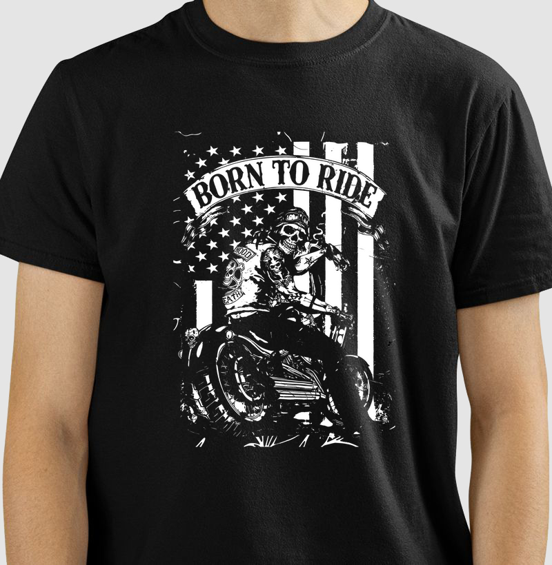 Camiseta Born To Ride