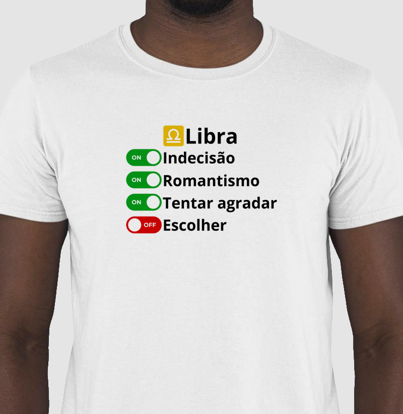 Camiseta Libra Charm