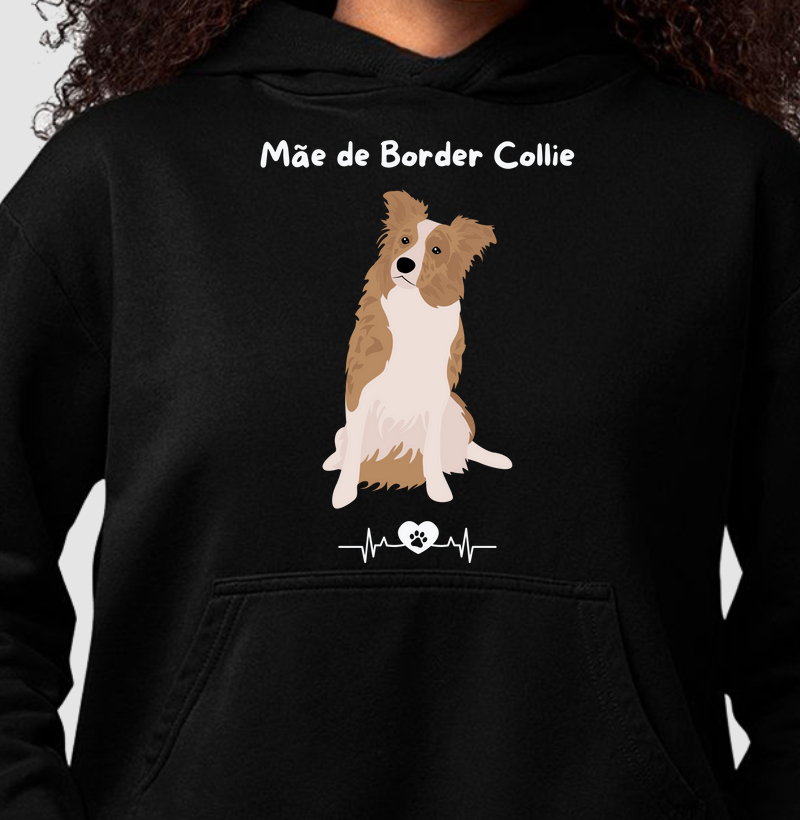 Mãe de border collie