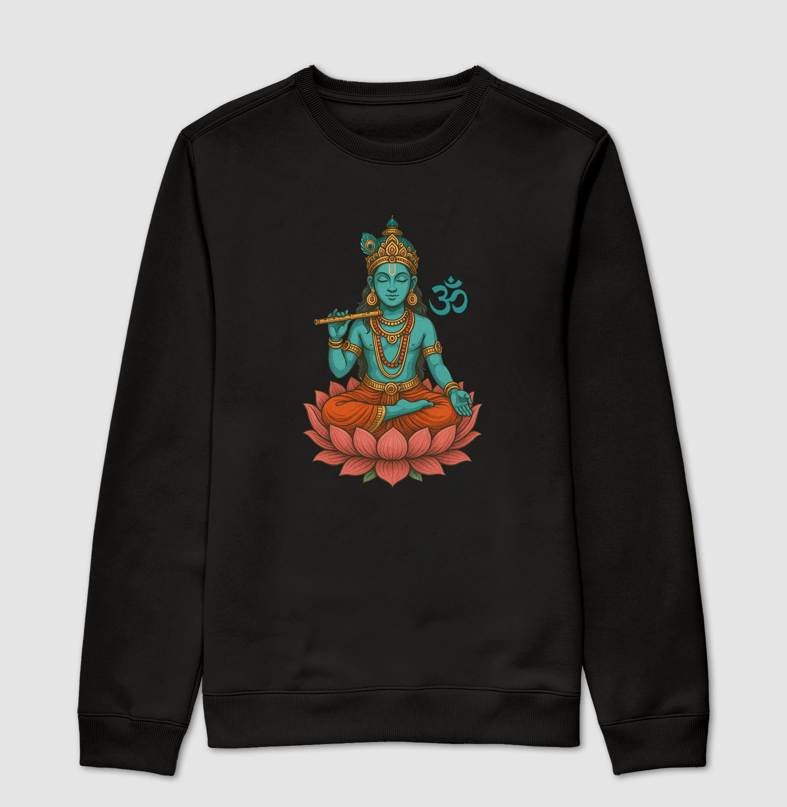 KRISHNA E A FLOR DE LOTUS 
