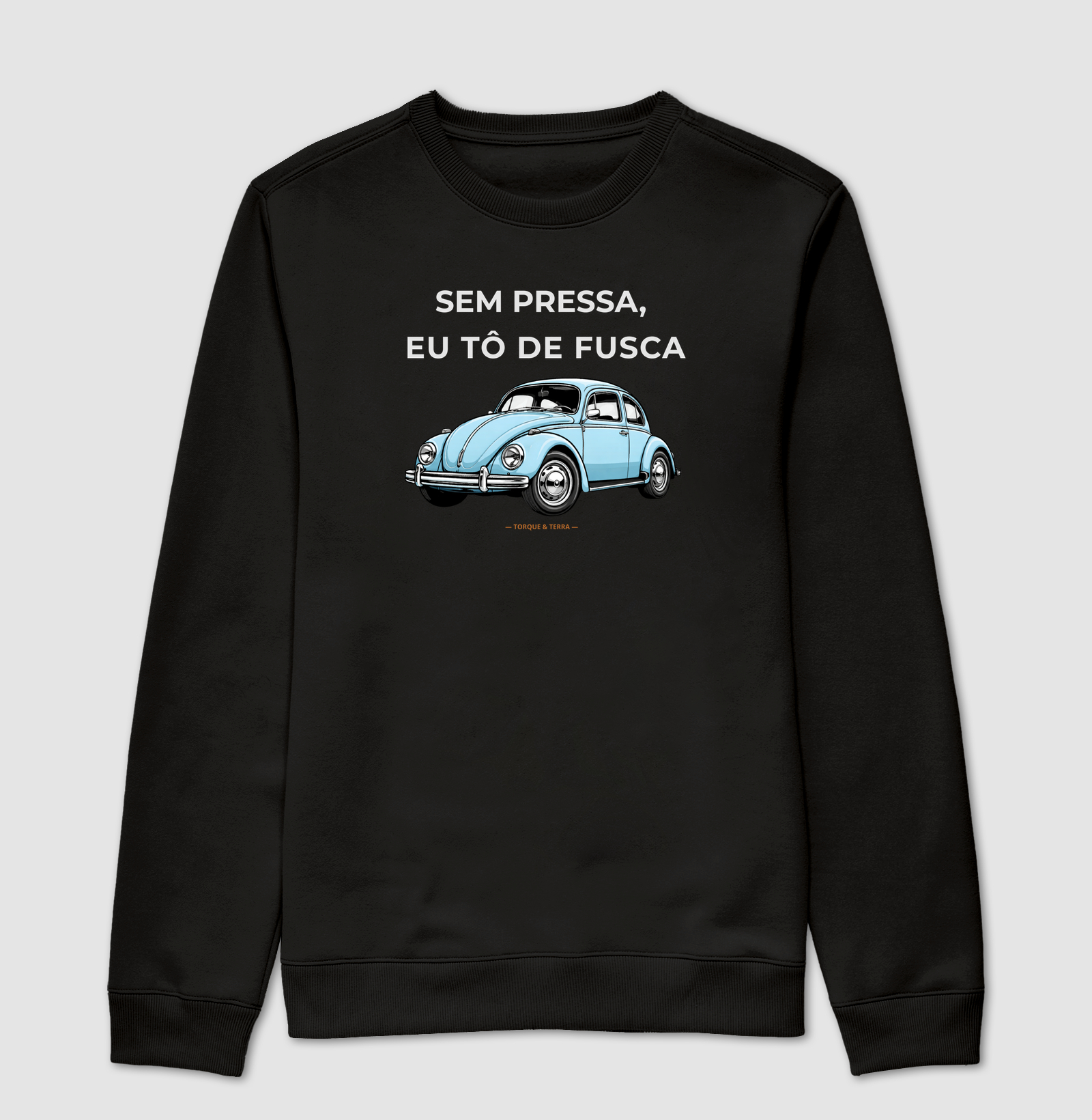 Sem pressa, eu tô de fusca - Azul Claro
