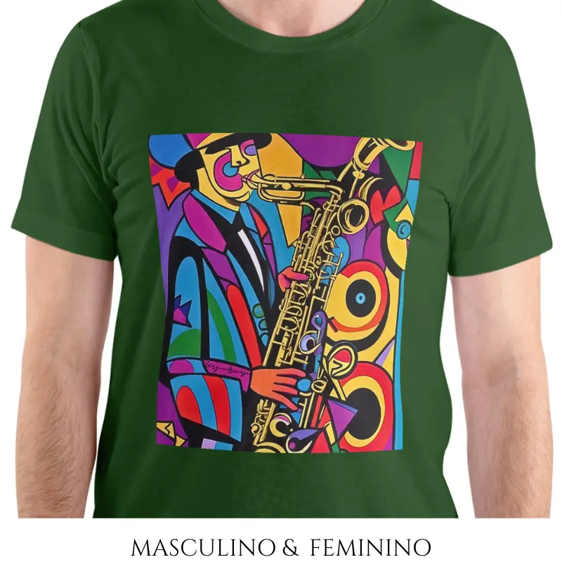 Camiseta Saxofonista
