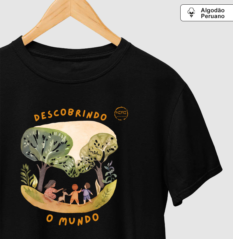 Camiseta Premium KIRI - Descobrindo o Mundo