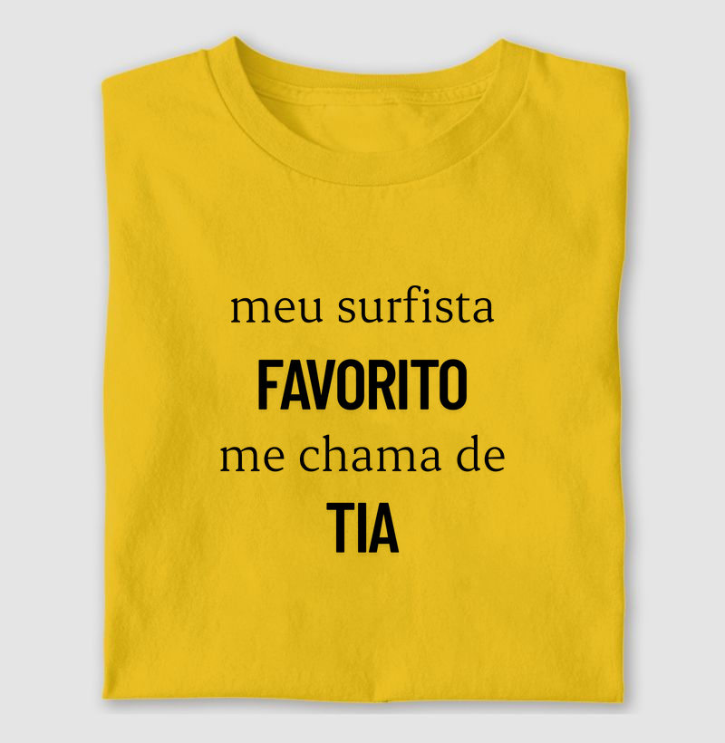 Meu surfista favorito me chama de tia