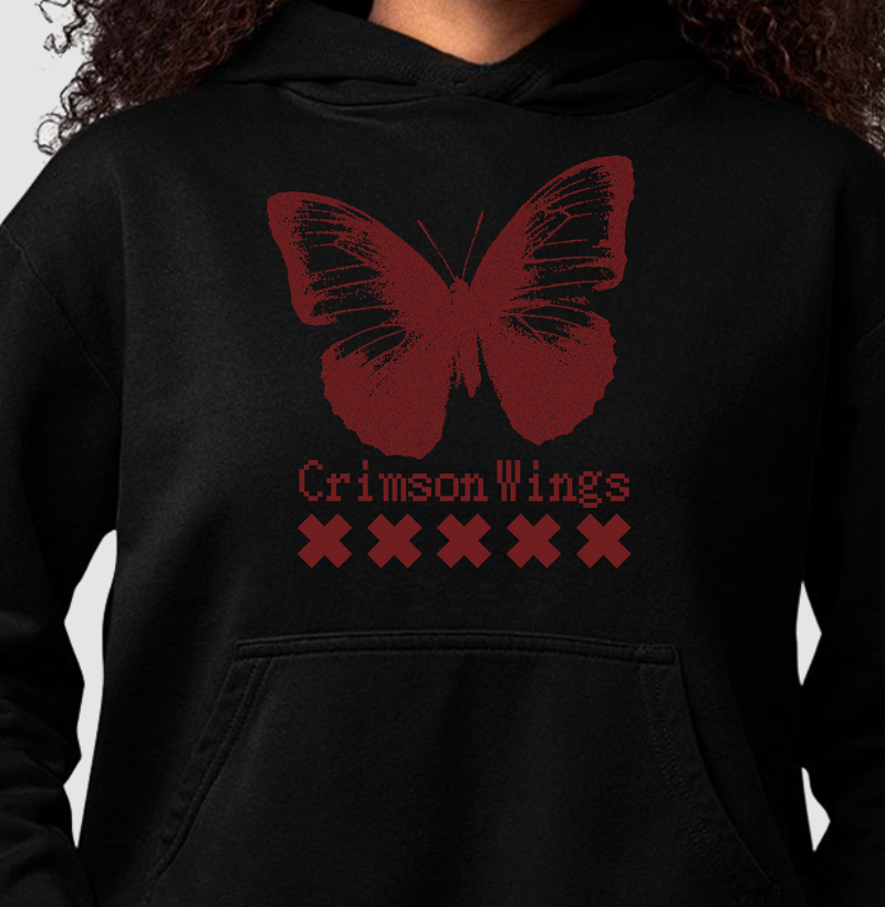 Cami Moletom — Crimson Wings