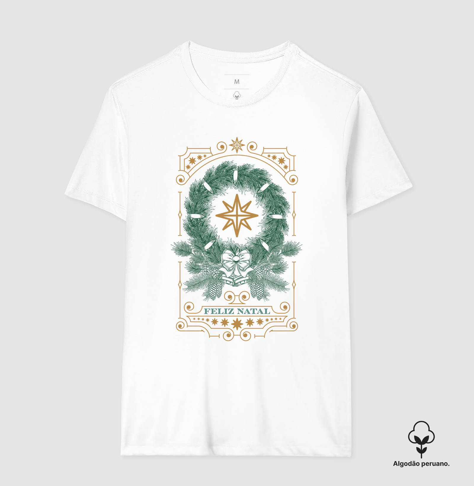 Camiseta Natal - Guirlanda