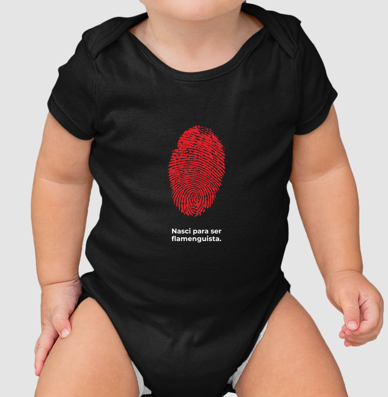 Body Infantil "Nasci pra ser Flamenguista"