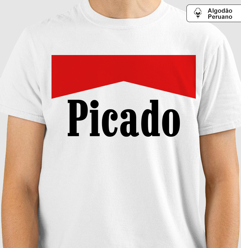 Coleção PICADO - Edição Red - Camiseta Algodão Peruano