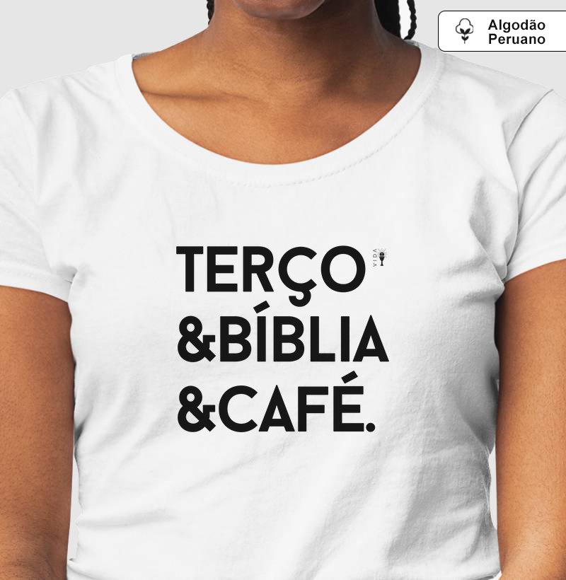 Terço, Bíblia e Café.