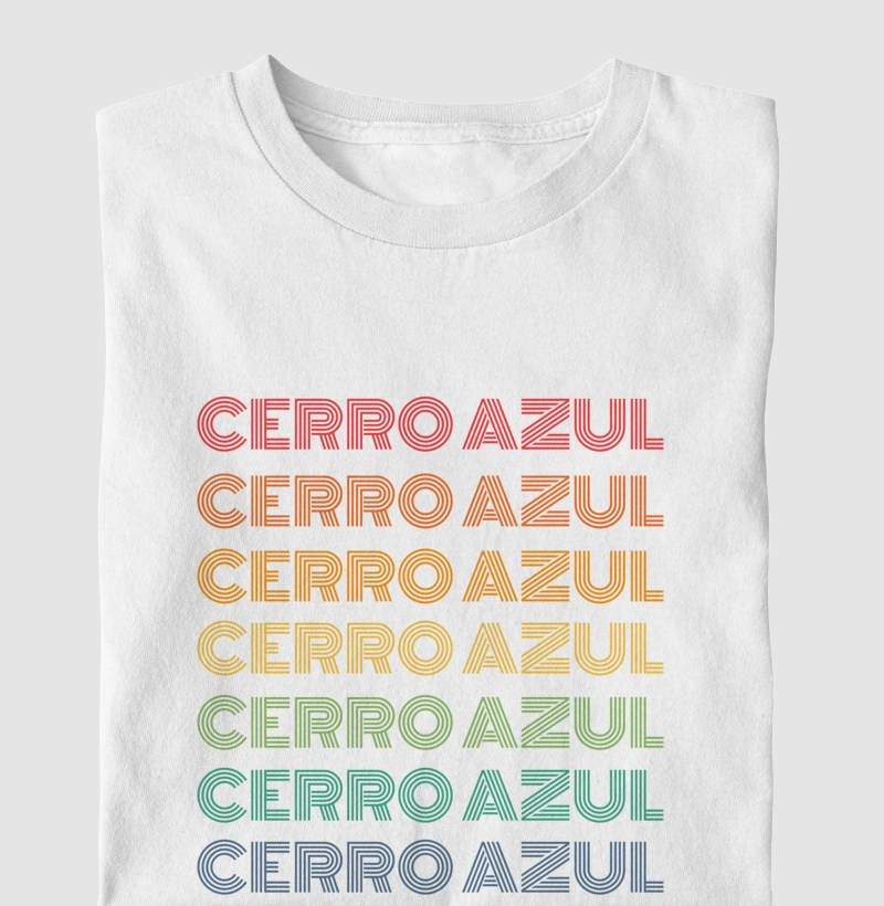 Cerro Azul Letreiro Retrô