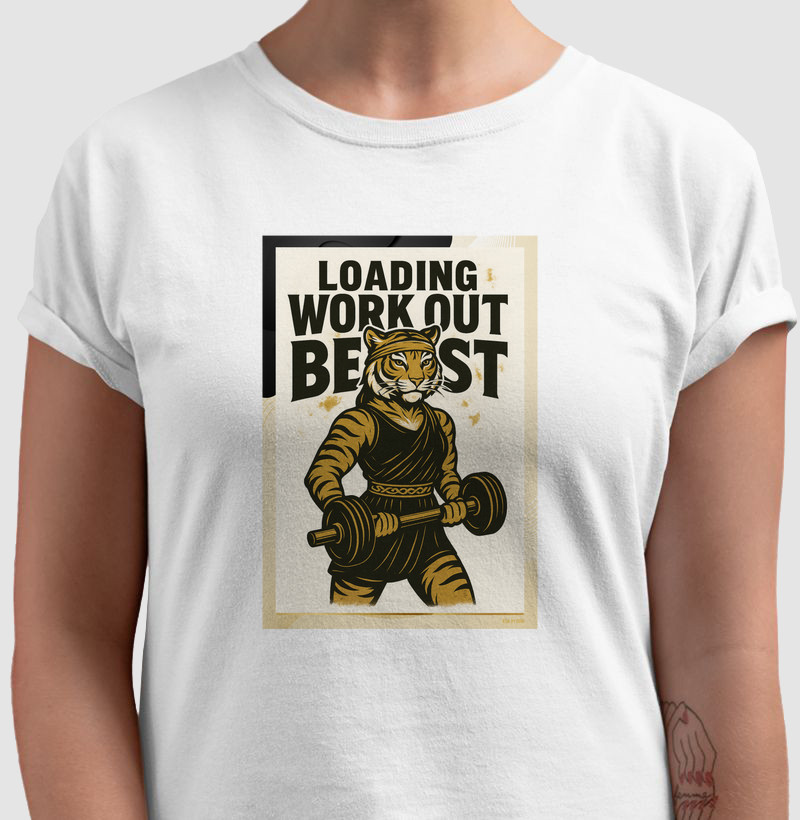 Loading work out beast - tigreza com moldura