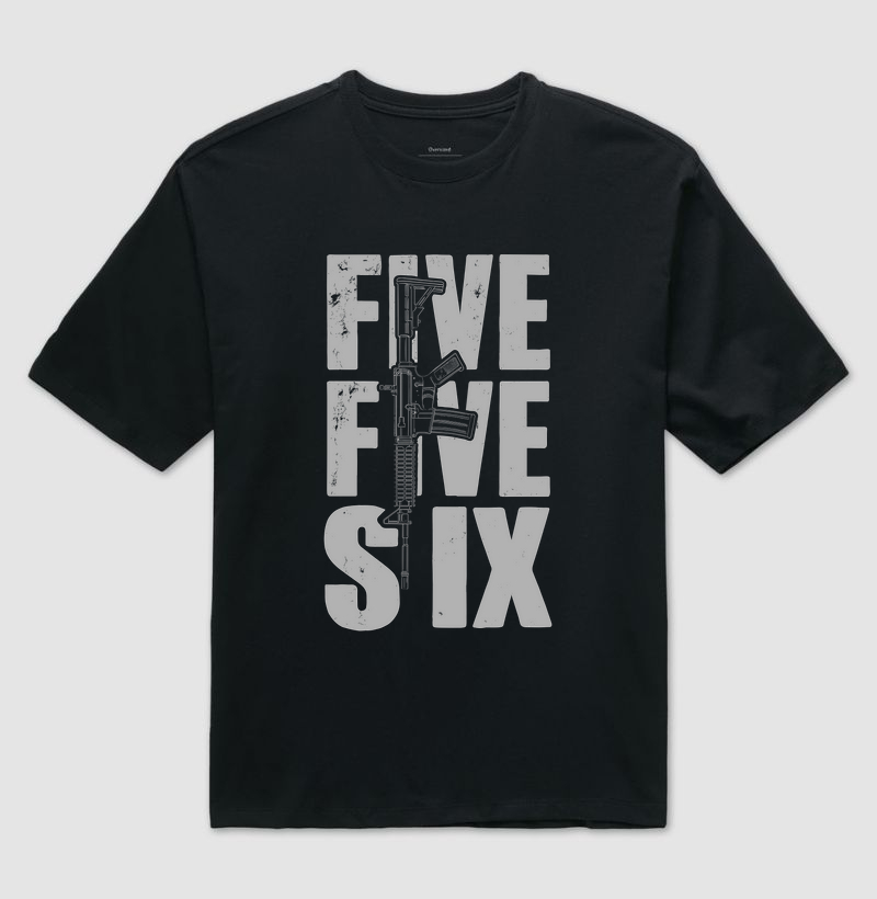 Camiseta Militar Five Five Six Magnata556