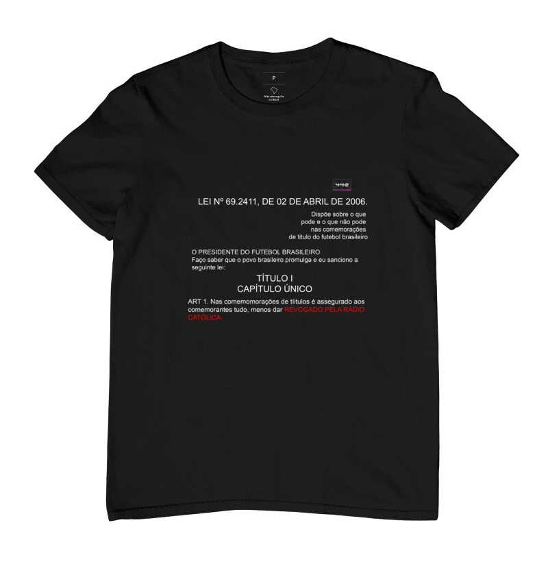Camisa Lei do Gil
