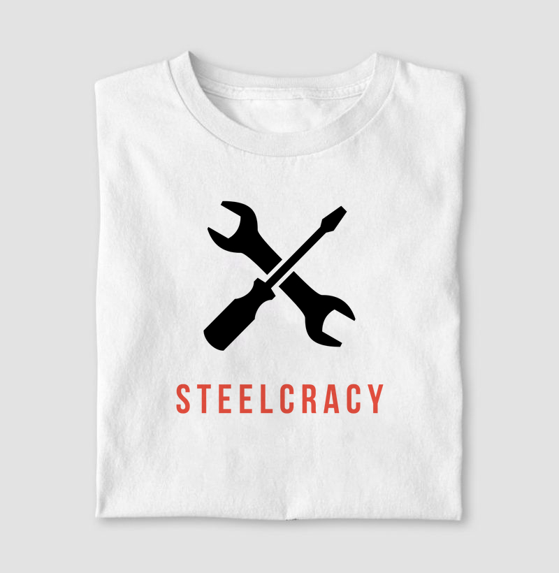 CAMISETA STEELCRACY - ESTILO STEAMPUNK, DIESELPUNK