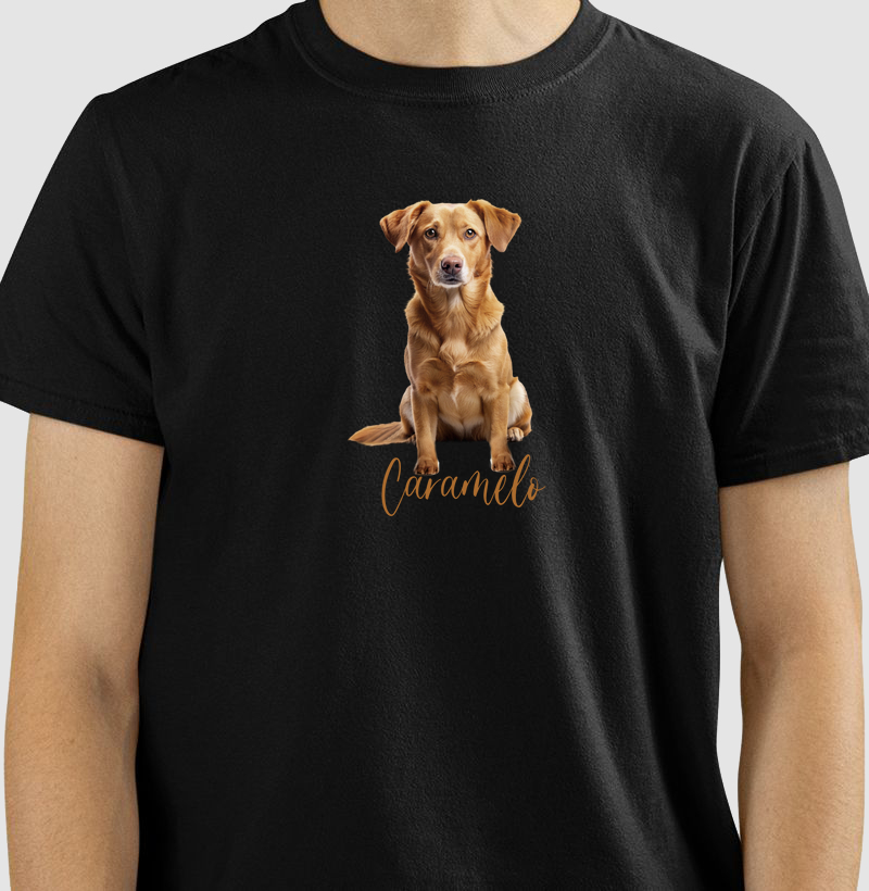 Camiseta Caramelo escrita caramelo