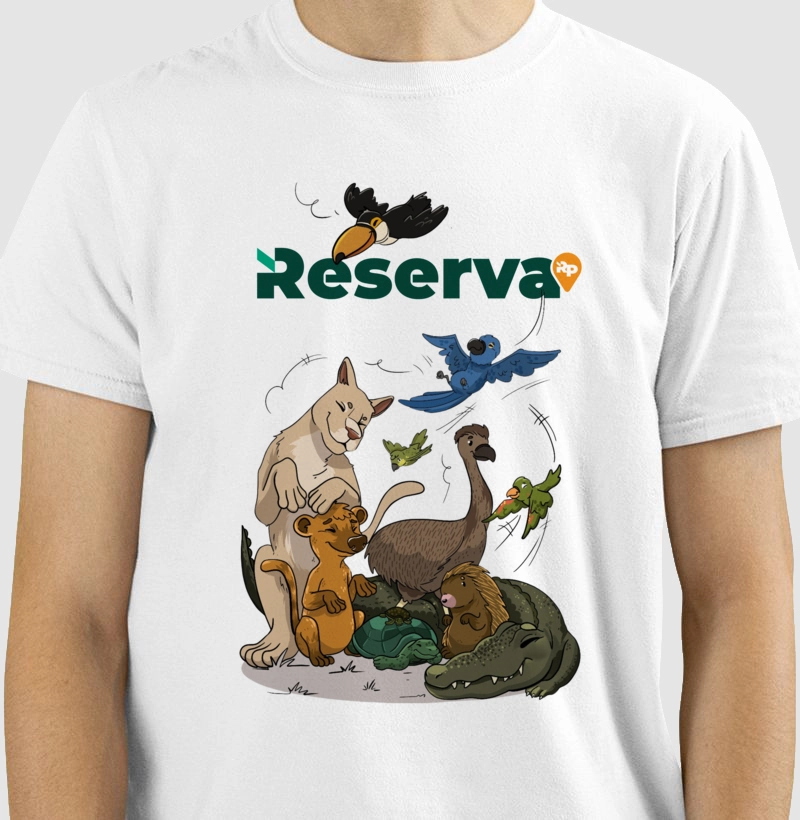 CAMISETA ANIMAIS DA RESERVA