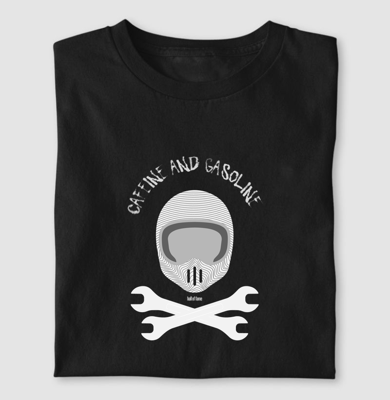 Camiseta estampada hall of fame caffeine