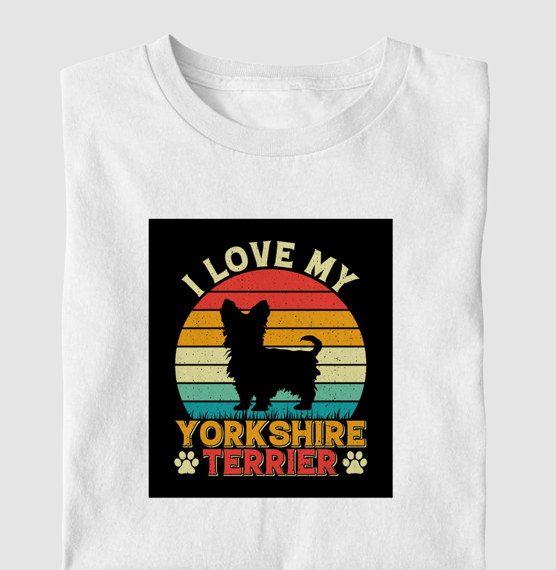Camiseta Infantil Yorkshire Retrô