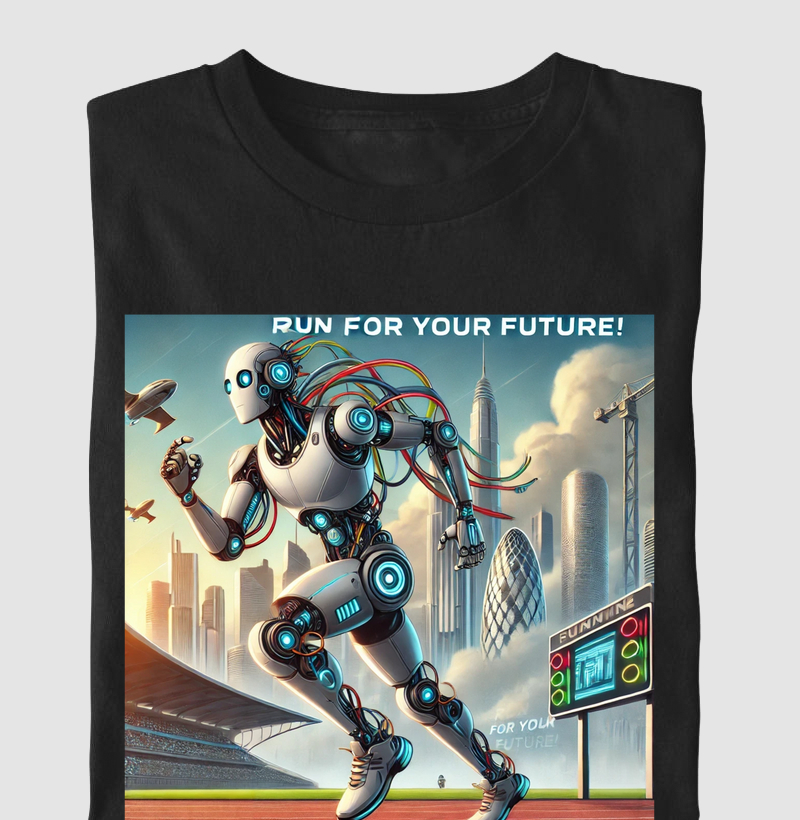 Camiseta Robô Corredor