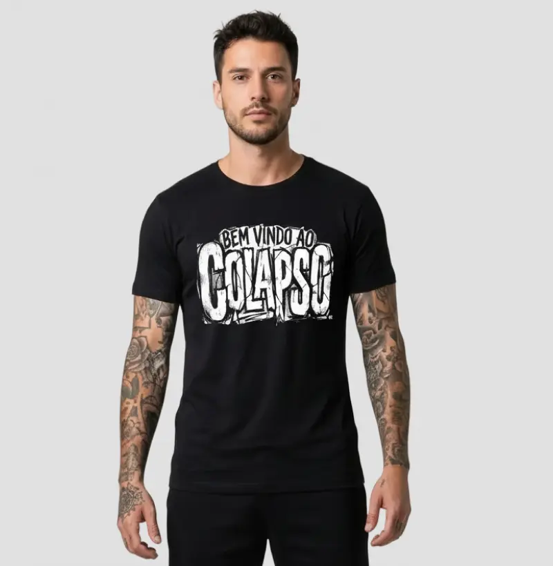 Camiseta Bem-vindo ao Colapso | Últimas Palavras
