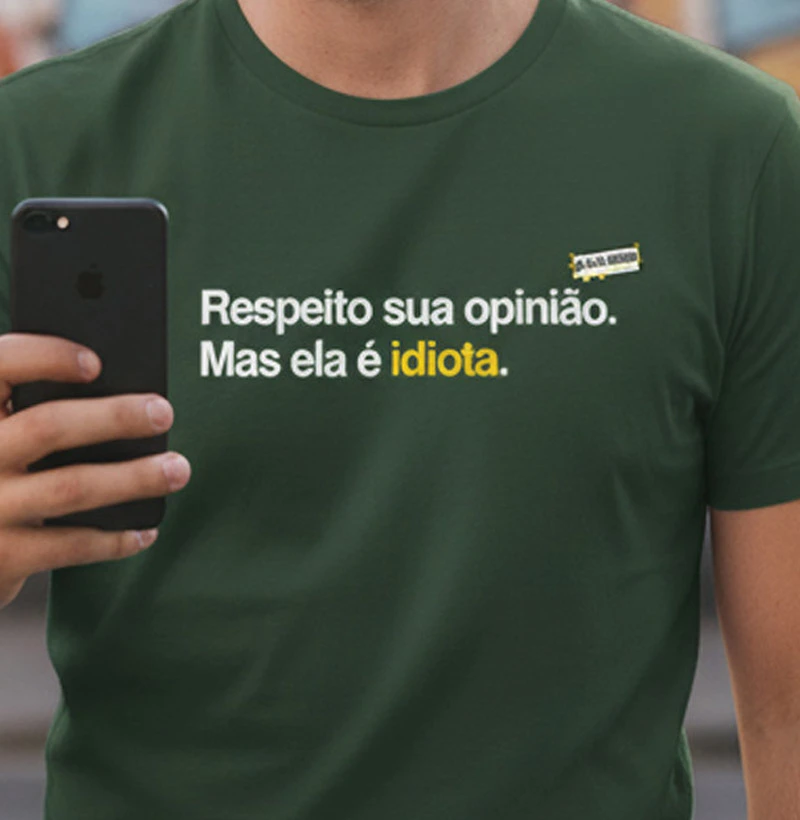 Respeito sua opinião