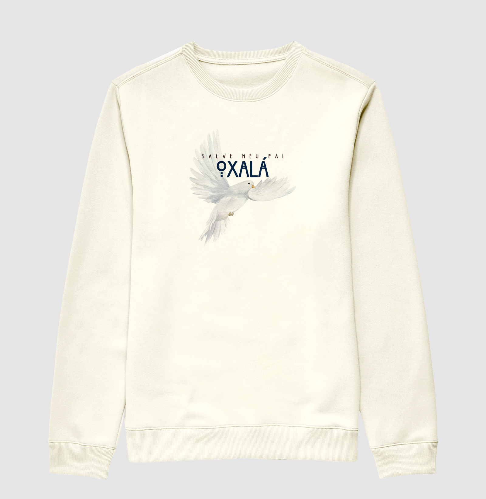 Estampa Oxalá Salve Meu Pai Off White Masc.