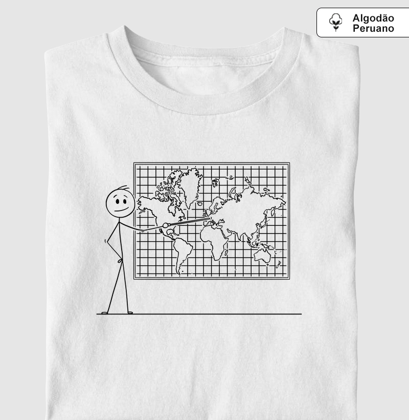 Mapa Mundi sendo explicado (EDU)