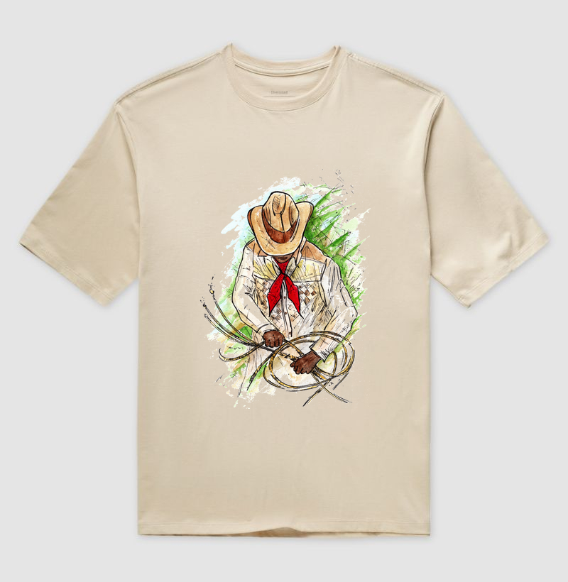 Camiseta Oversize Boiadeiro: A Força e a Proteção em Cada Estampa