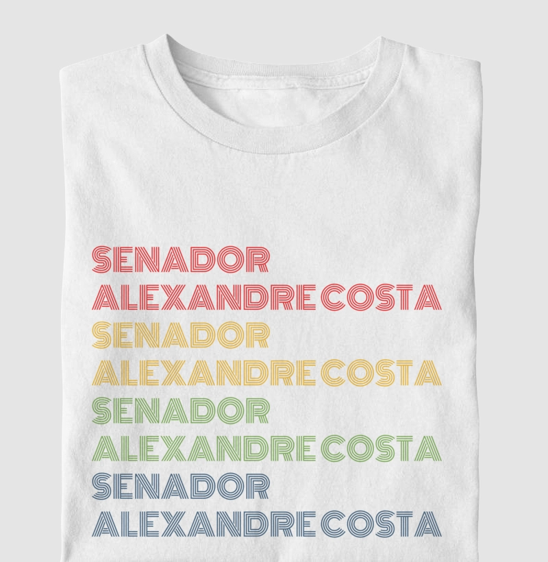 Senador Alexandre Costa Letreiro Retrô