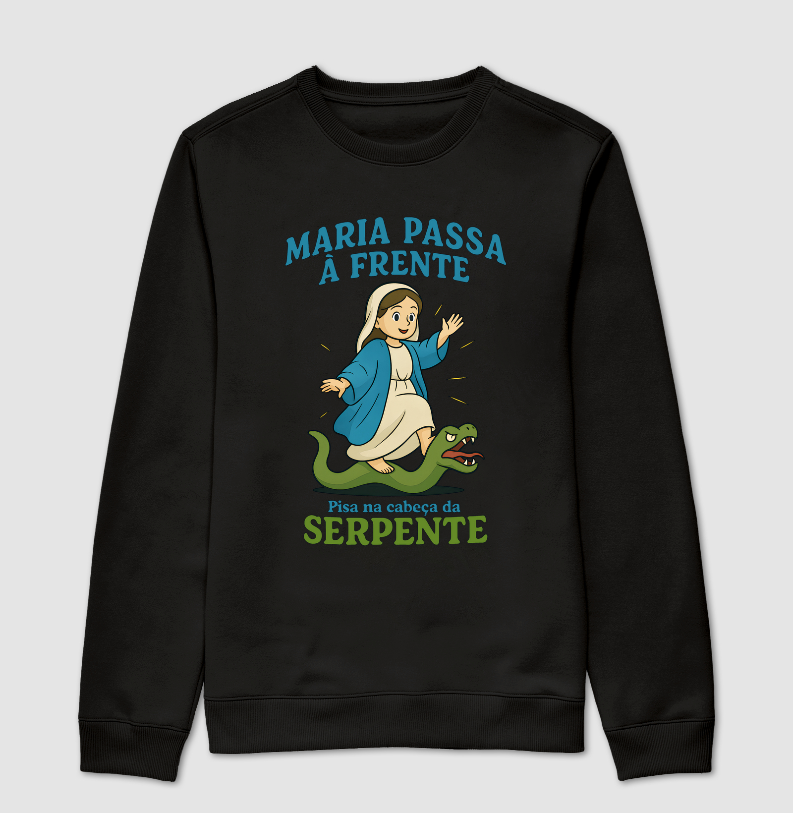 Pisa na cabeça da serpente