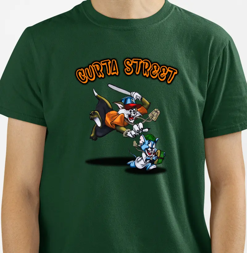 Camiseta modelo - Cat and Mouse